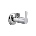 Stainless Steel Flora Angle Valve with Wall Flange, Chrome Finish (1-Piece Set) Angle Cock FAUCETS