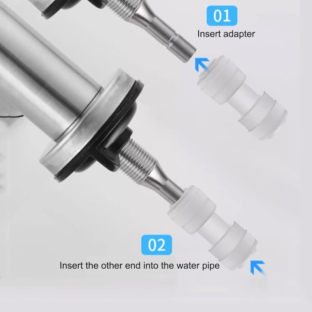Water Filter Faucet, Drinking Water Faucet Fits Most Reverse Osmosis and Water Filtration System for Kitchen Bar Sink in Non-Air Gap SUS304 Stainless Steel Modern Brushed Nickel Lead-Free - Image 4