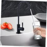 Clean Water Faucet Black Sink Faucet Sink Faucet Head Water Filter Faucet Rotation Faucet Tap Water Filter System Commercial Water Faucet Household Faucet Gooseneck Faucet Mini