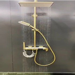 Gold white led Shower
